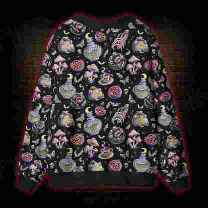 Midnight Potion Cabinet Cardigan Sweater