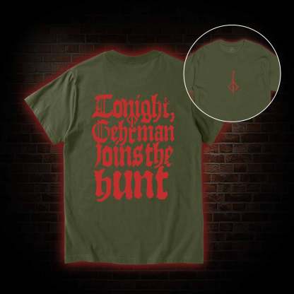 Gehrman Joins The Hunt Back Print T-shirt 