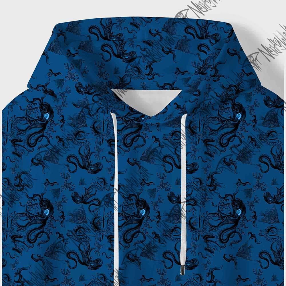 Deep Sea Monster All Over Print Scuba Hoodie
