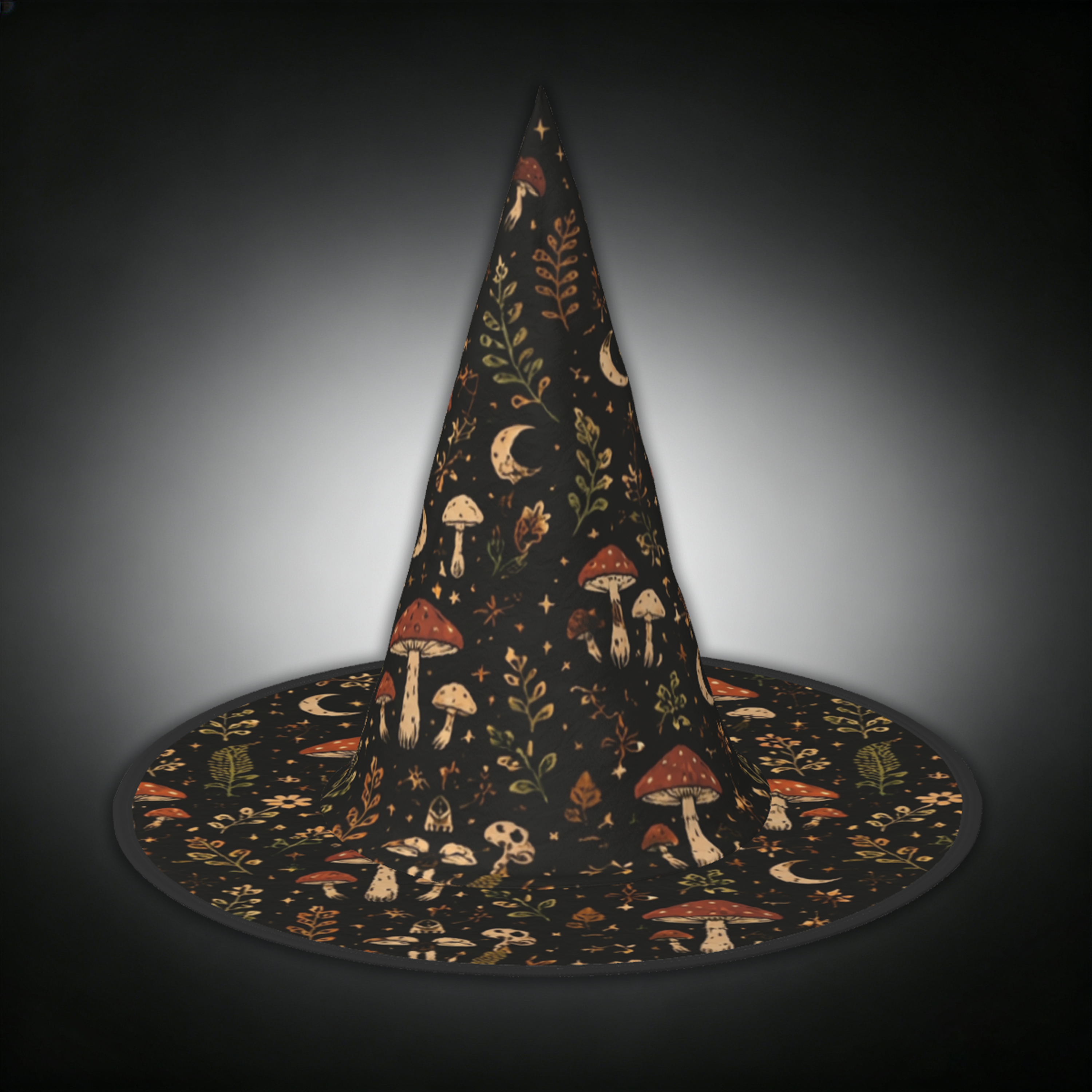 Mushroom Halloween Witch Hat