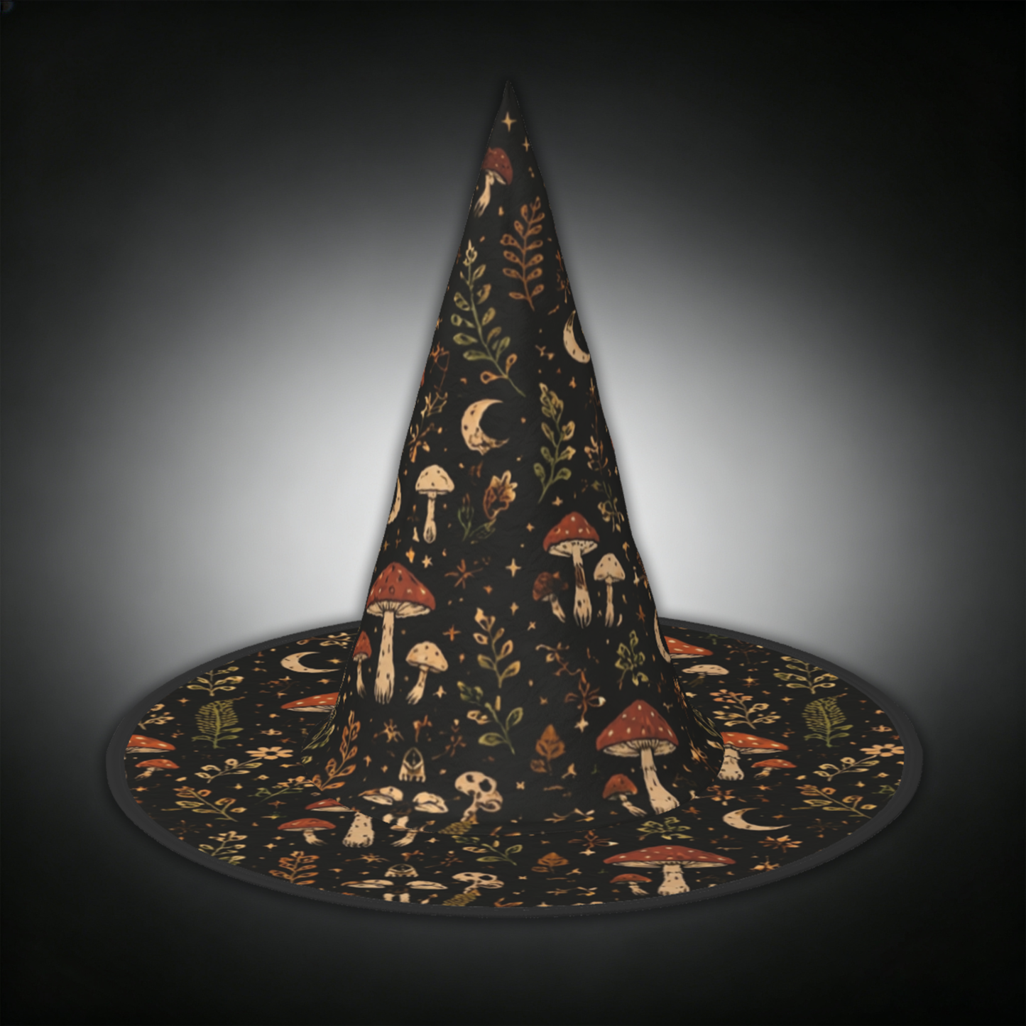 Mushroom Halloween Witch Hat