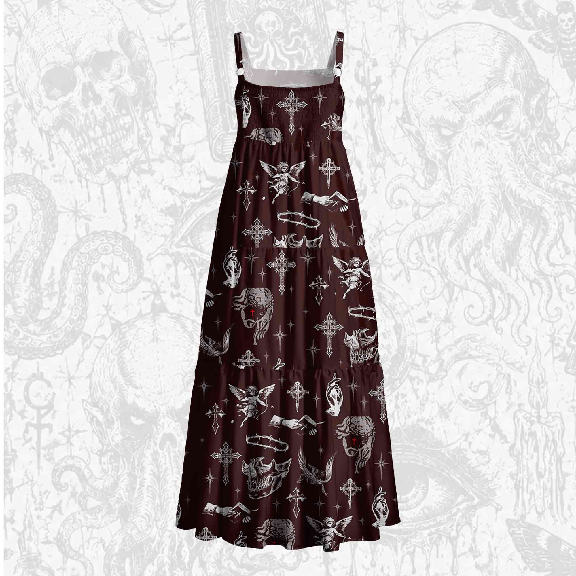 Sacred & Scars Wide Straps Maxi Dress