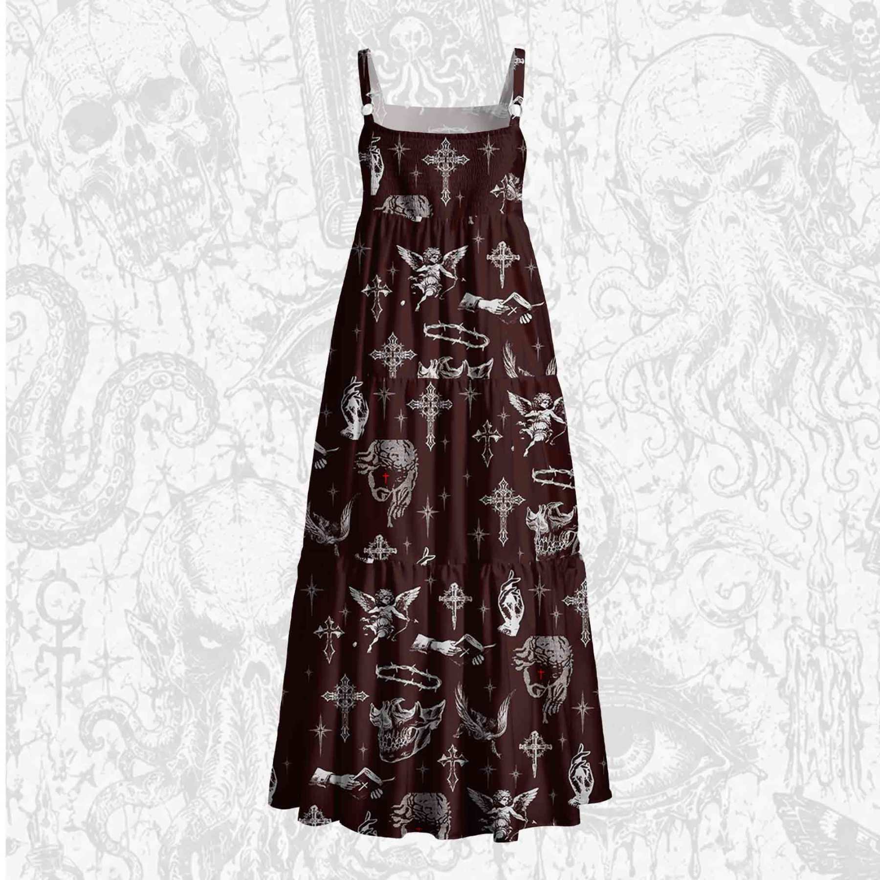 Sacred & Scars Wide Straps Maxi Dress