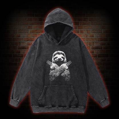 Slotherine Washed Hoodie