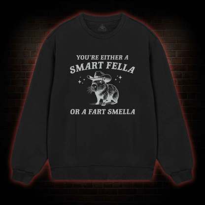 Smart Fella Or Fart Smella Sweatshirt