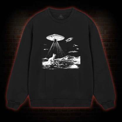 Ufo Cat Sweatshirt