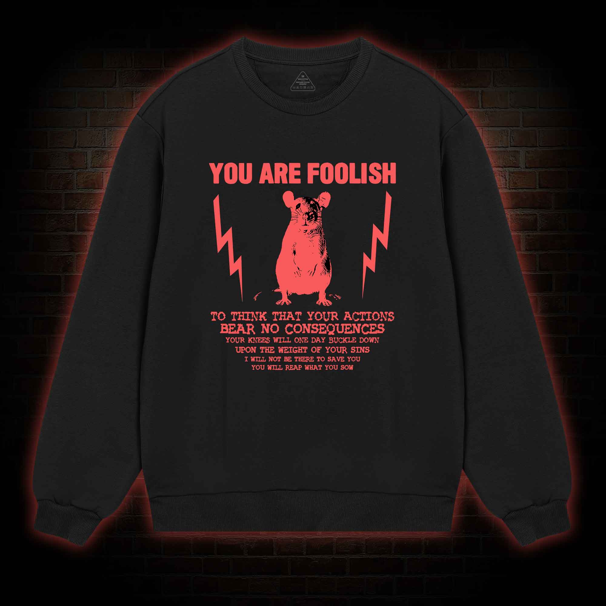 You Are Foolish Sweatshirt