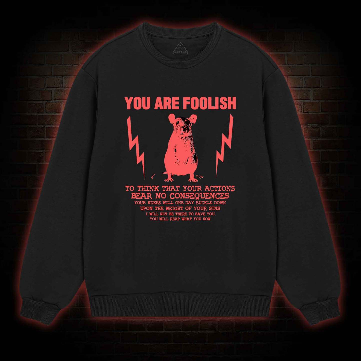 You Are Foolish Sweatshirt