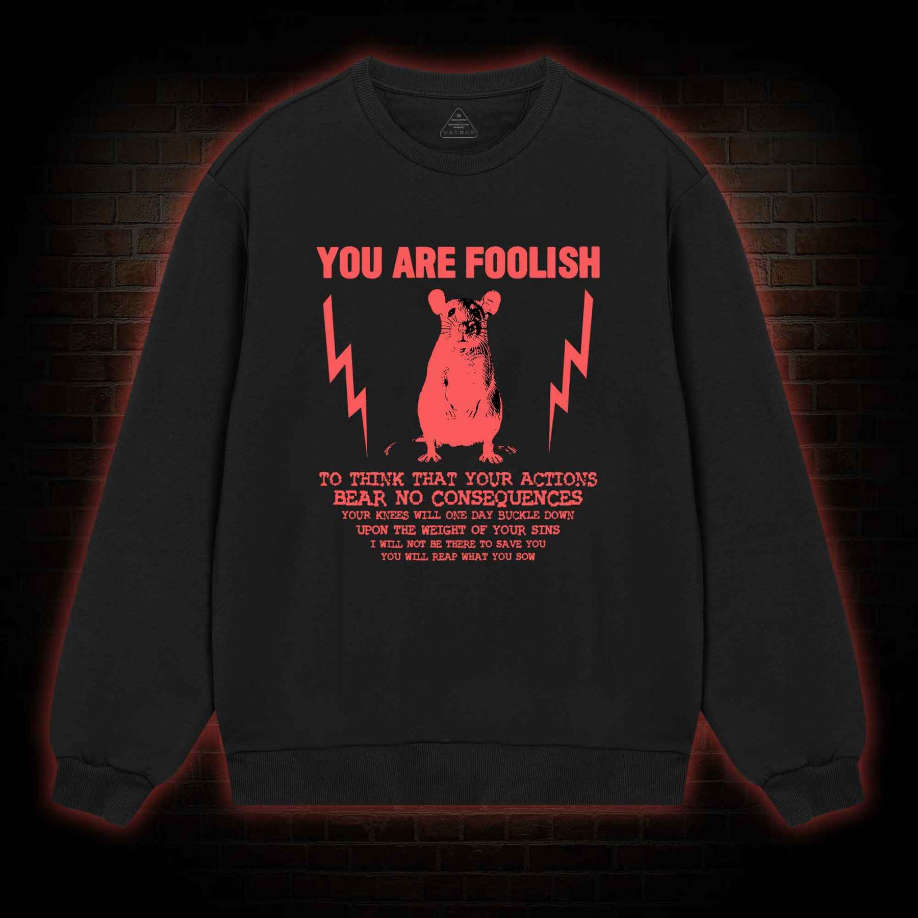 You Are Foolish Sweatshirt