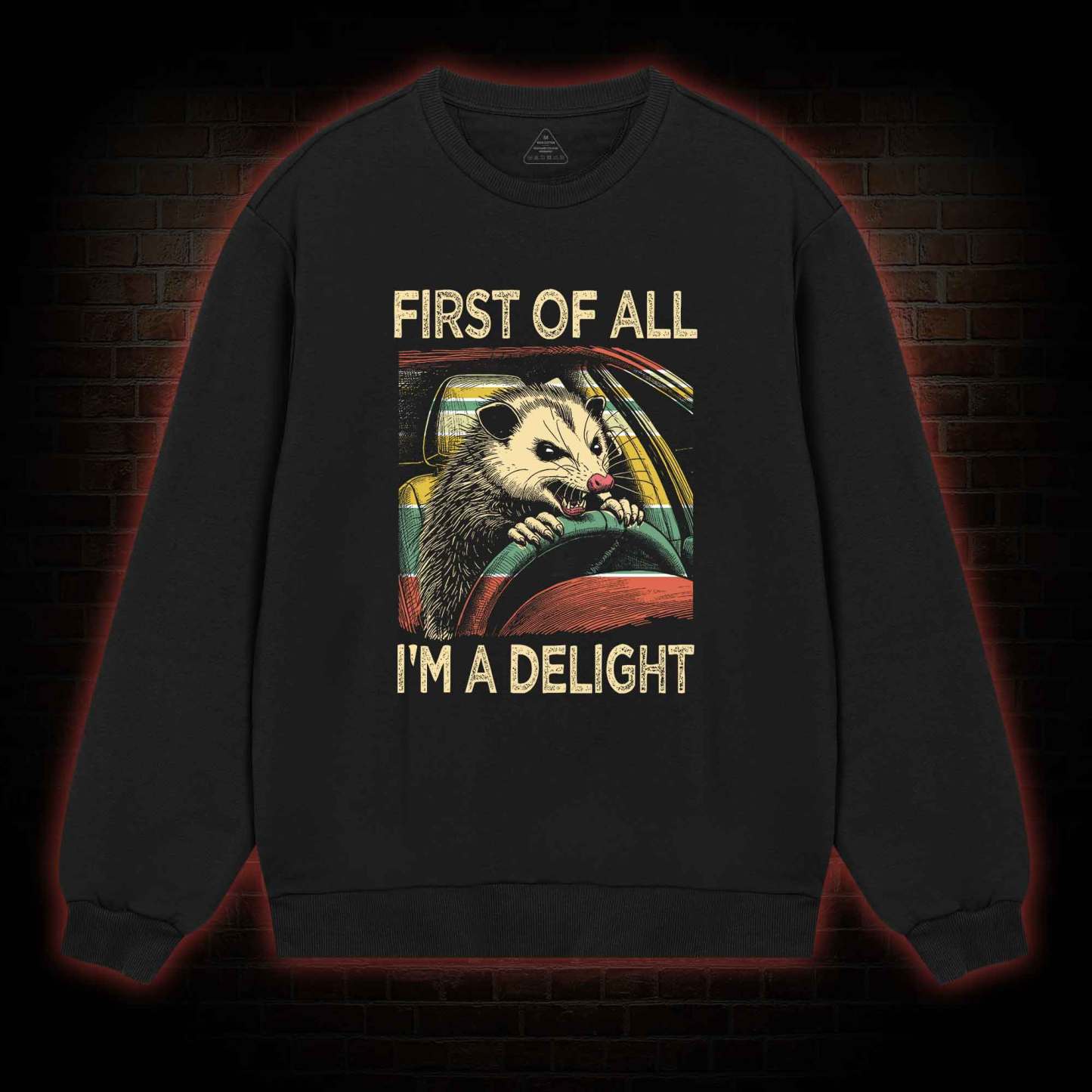 First Of All I'm A Delight Sweatshirt