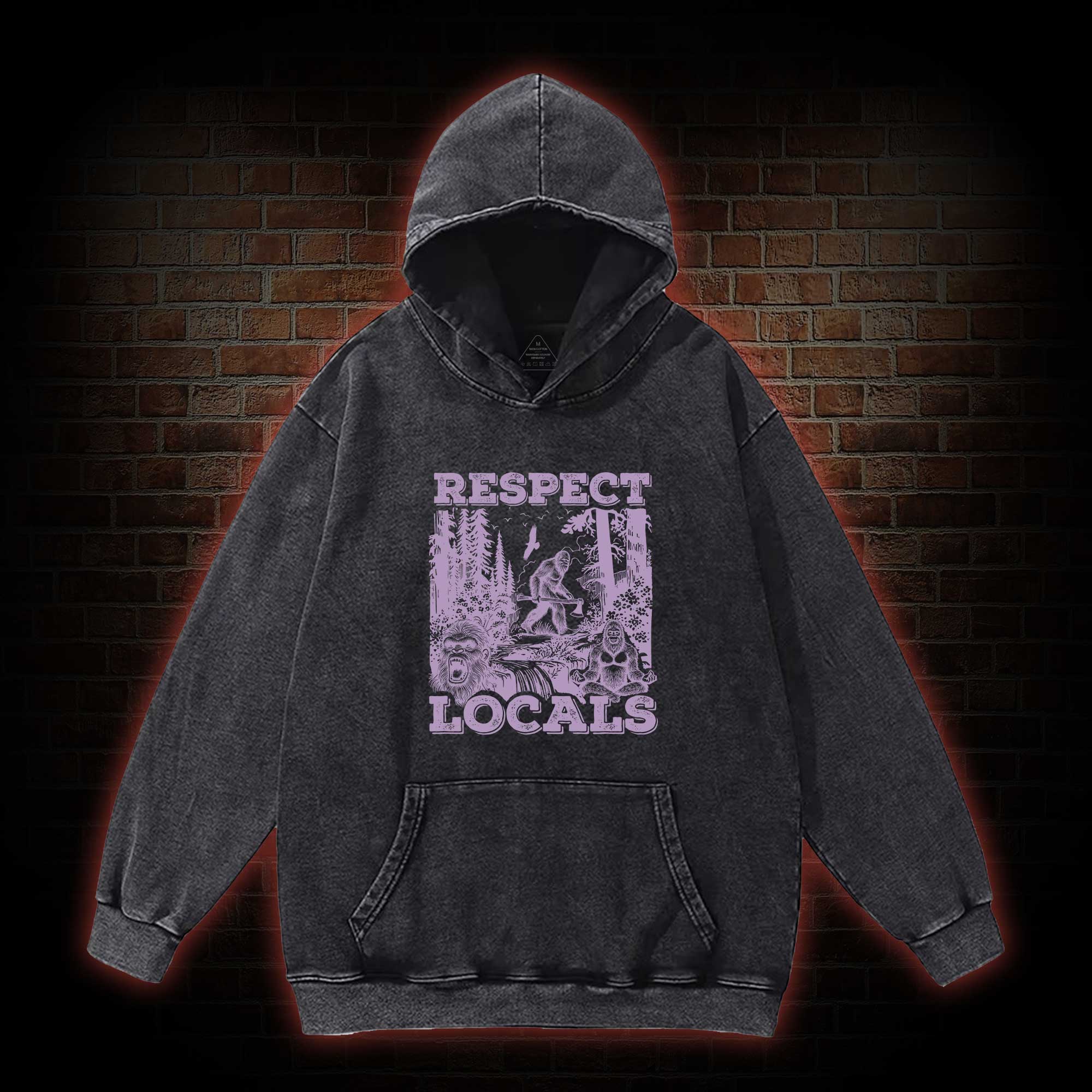 Respect Locals Washed Hoodie
