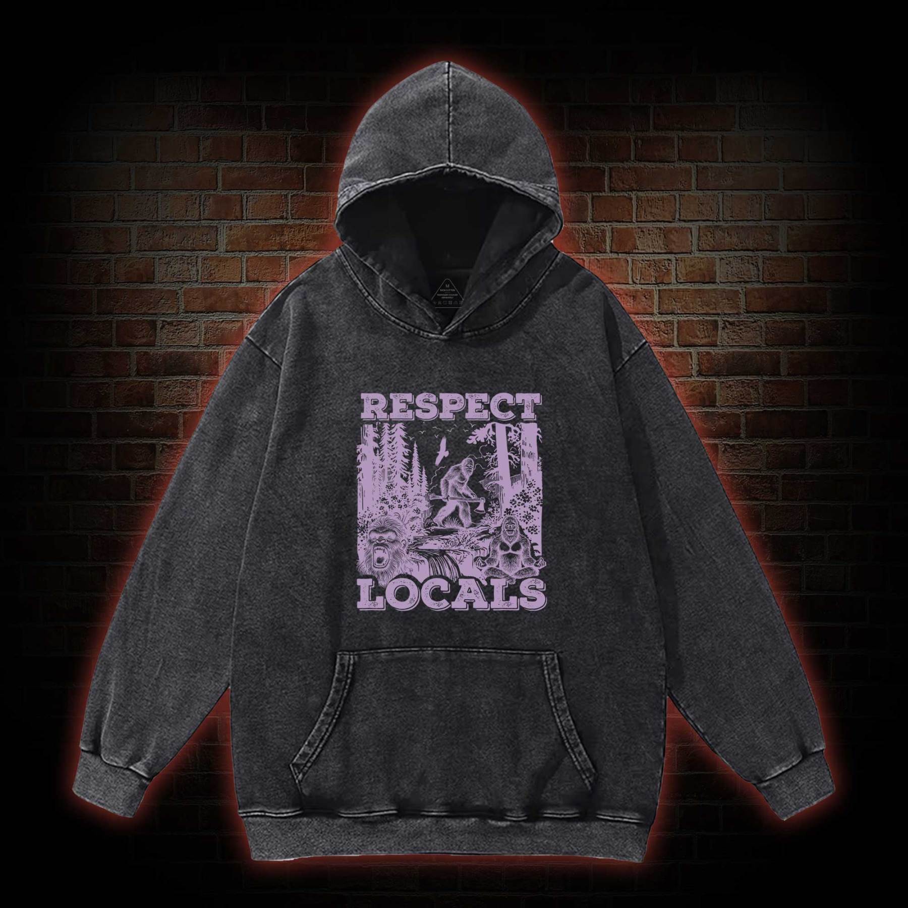 Respect Locals Washed Hoodie
