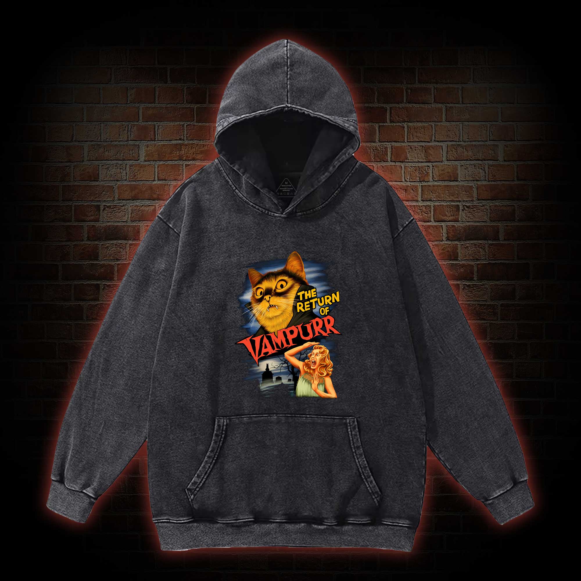 The Return Of Vampurr Washed Hoodie