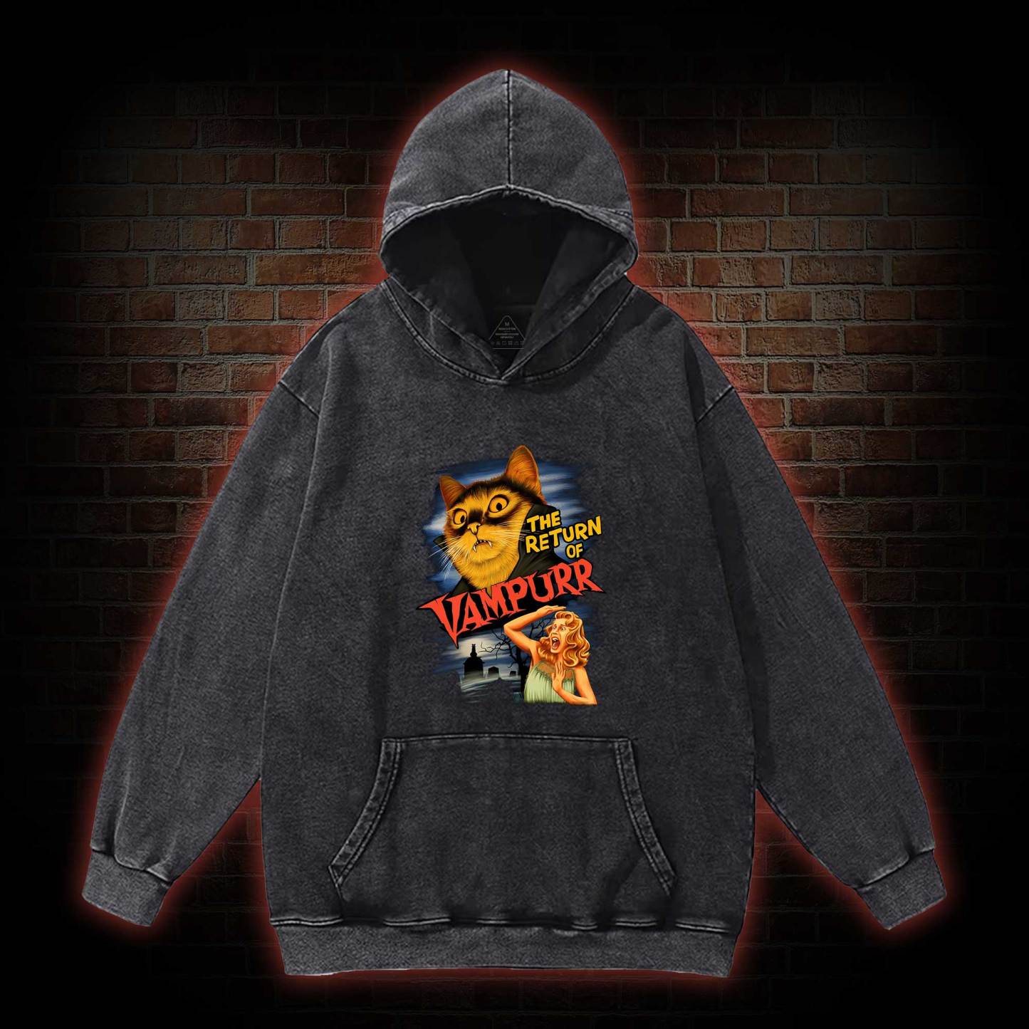 The Return Of Vampurr Washed Hoodie