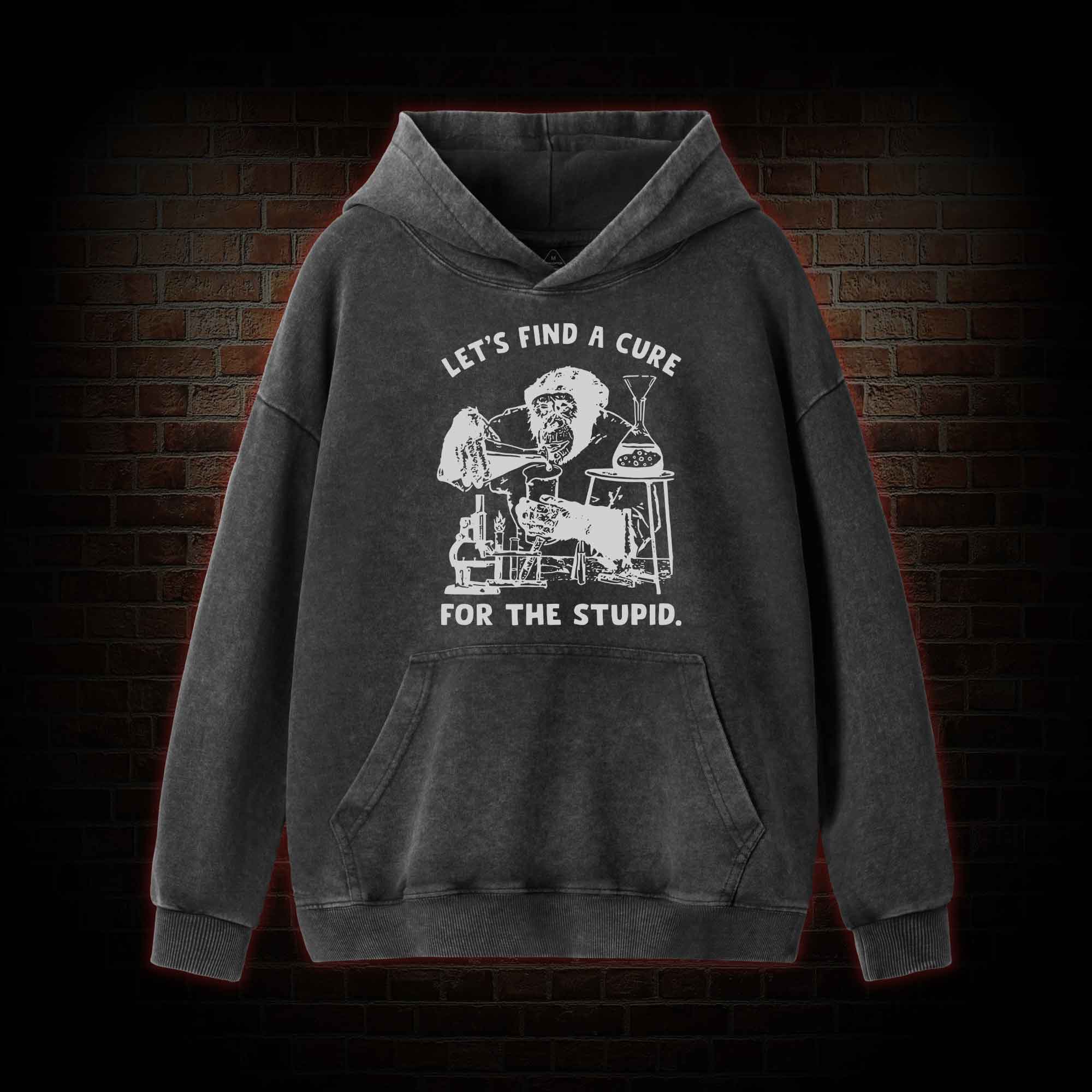 Let's Find A Cure Washed Hoodie