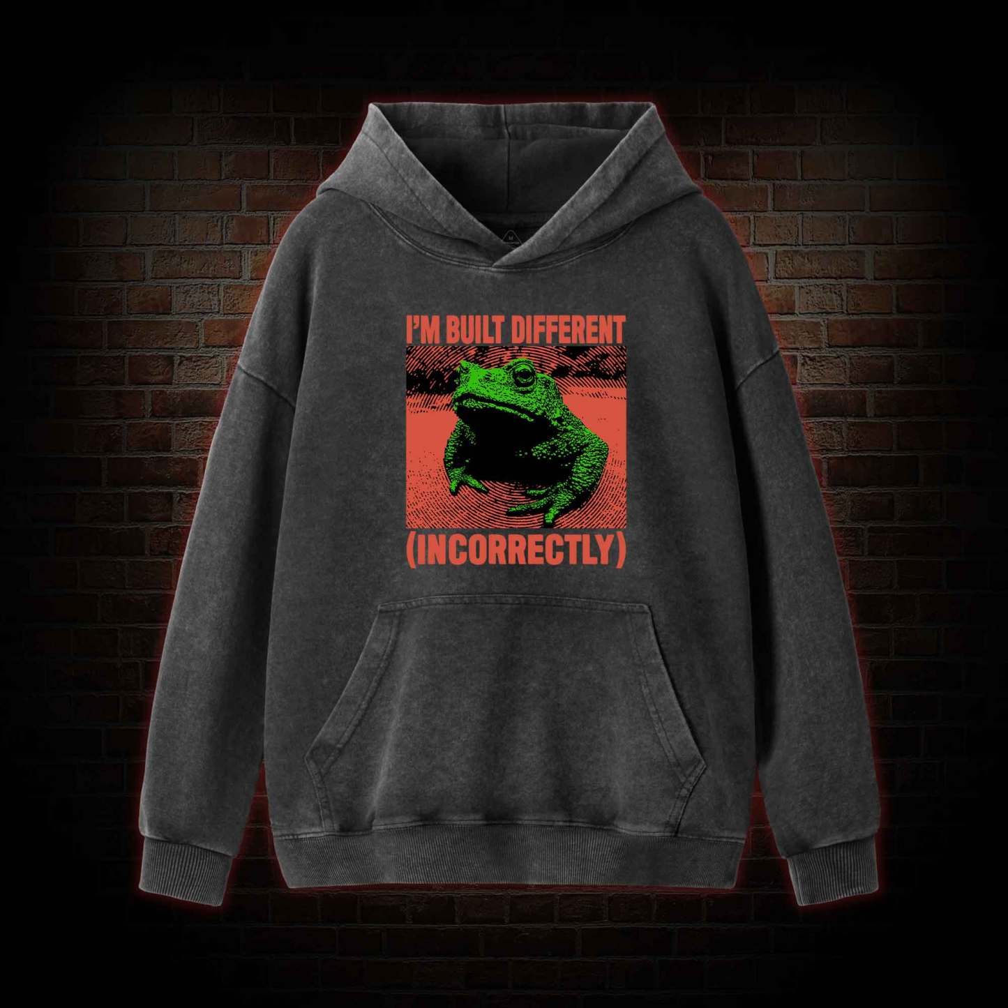 I’m Built Different Washed Hoodie