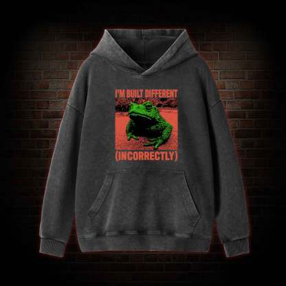 I’m Built Different Washed Hoodie