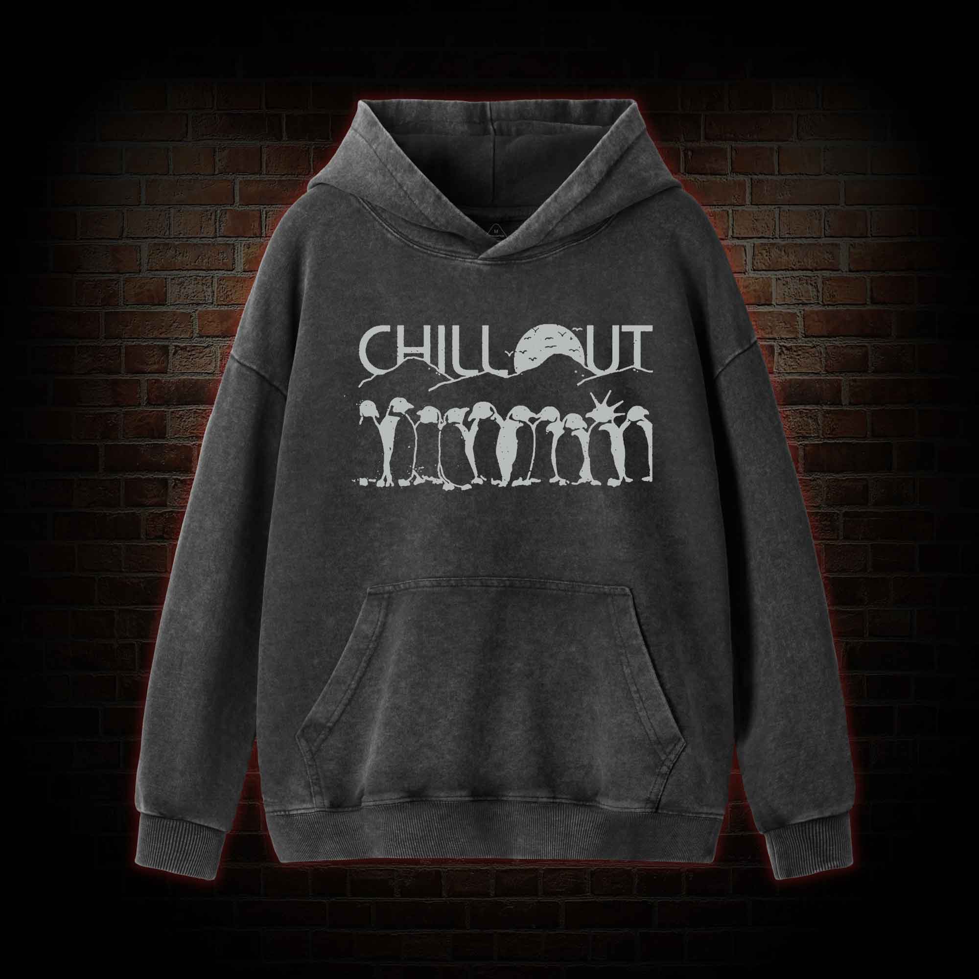 Chill Out Washed Hoodie
