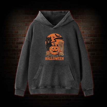 Long Live Halloween Washed Hoodie