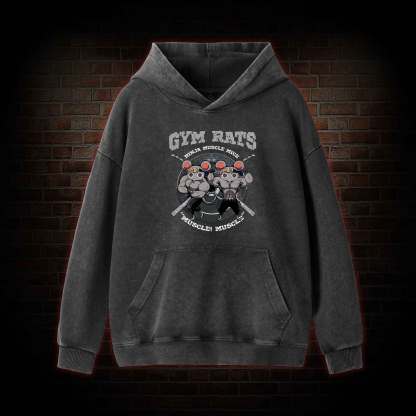 Gym Rats Washed Hoodie