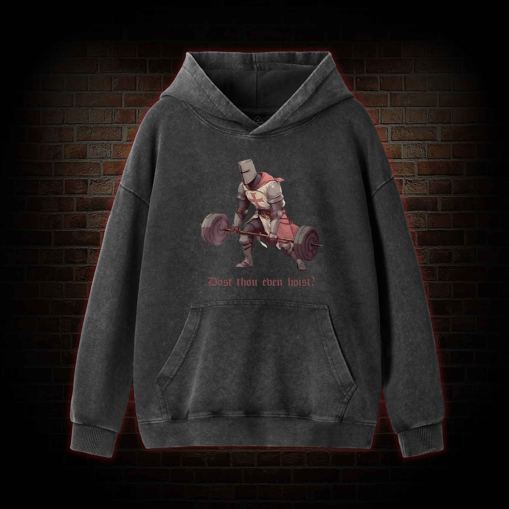 Lifting Knight Washed Hoodie