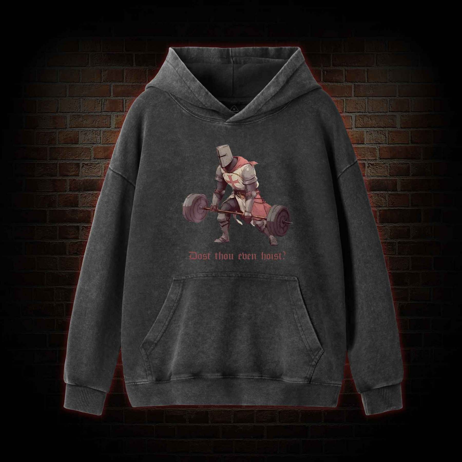 Lifting Knight Washed Hoodie
