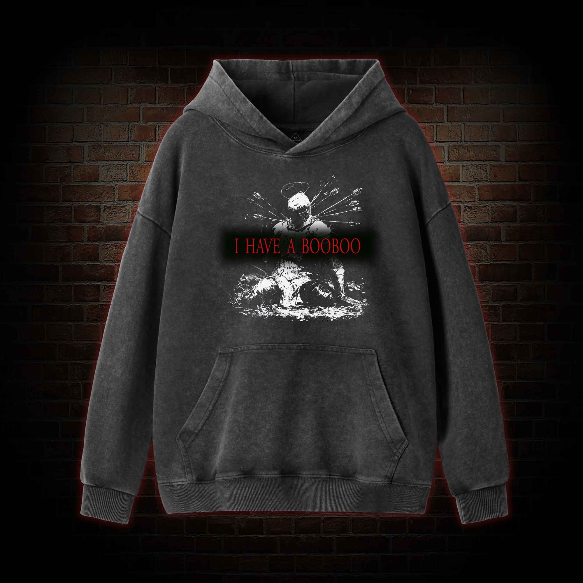 I Have a Booboo Washed Hoodie