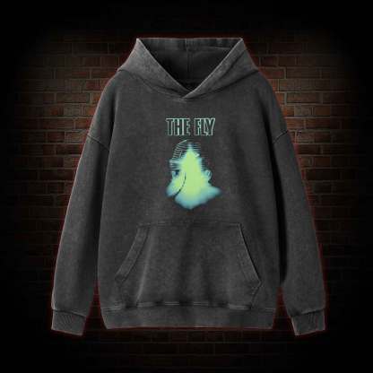 Be Afraid Be Very Afraid Washed Hoodie