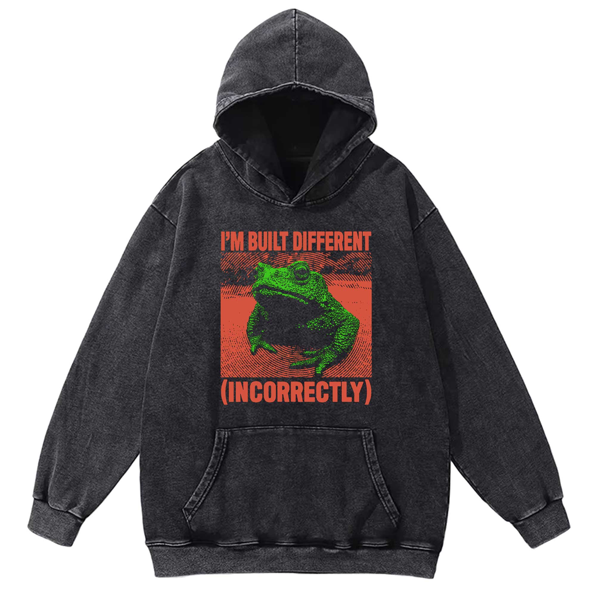 I’m Built Different Washed Hoodie