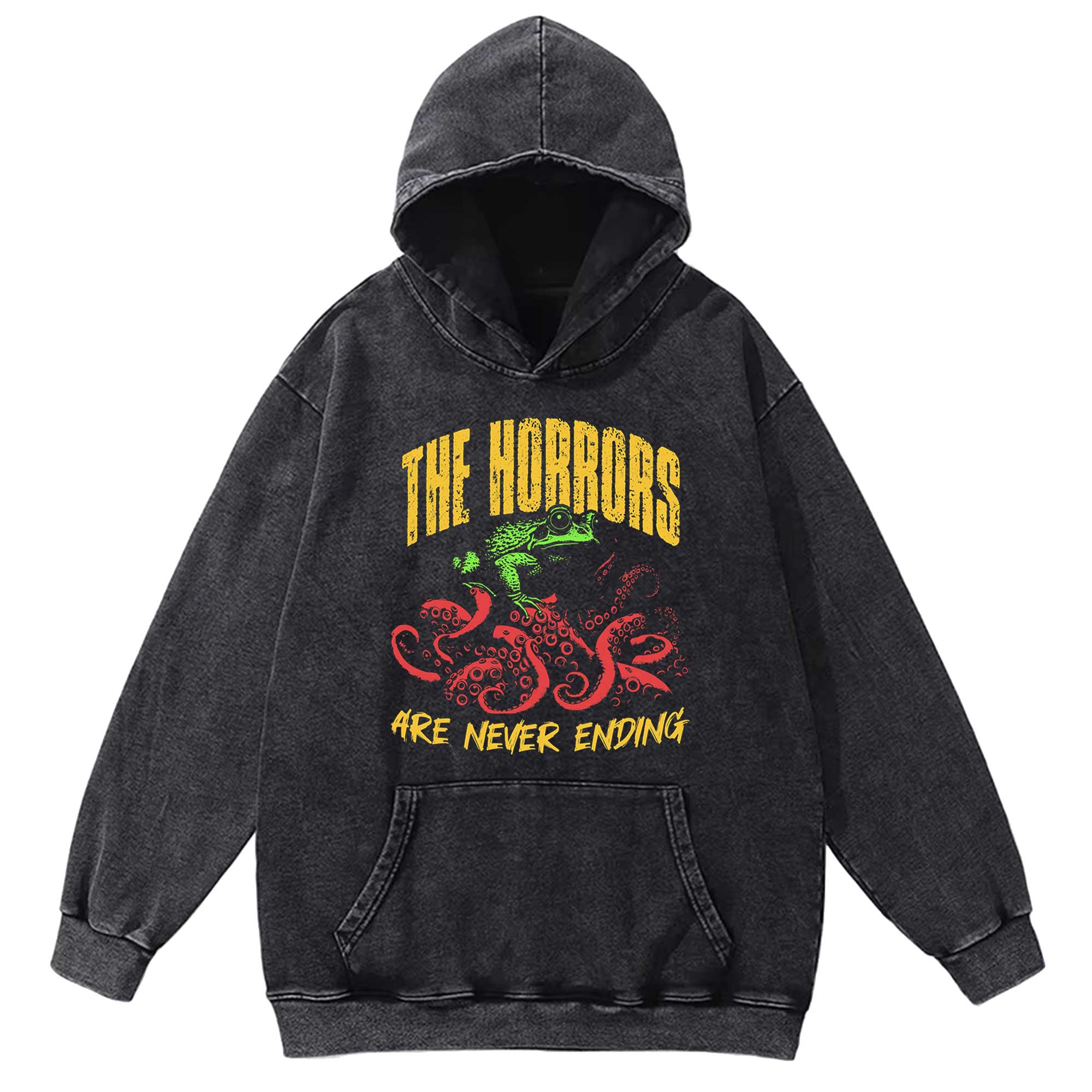 The Horrors Are Never Ending Washed Hoodie