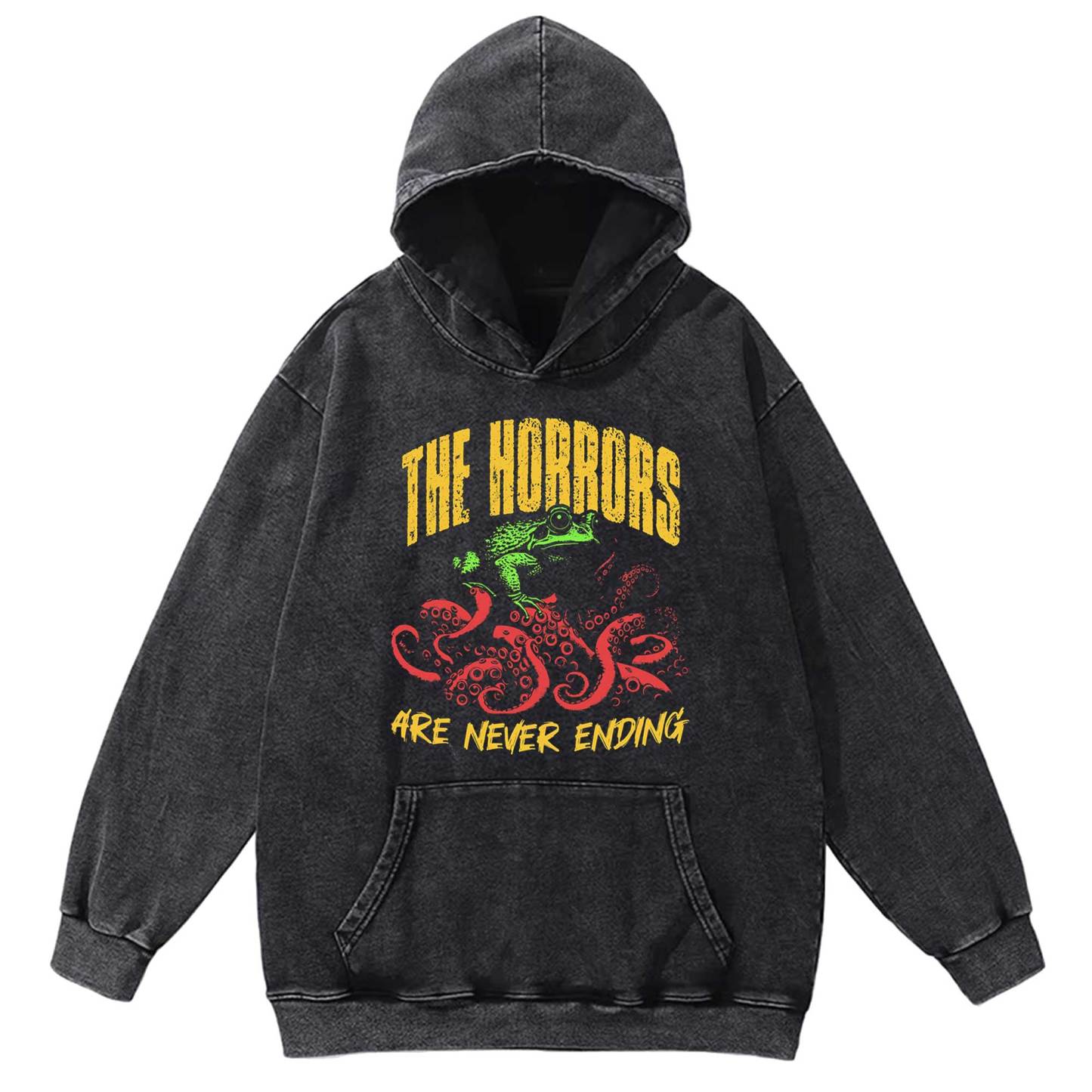 The Horrors Are Never Ending Washed Hoodie