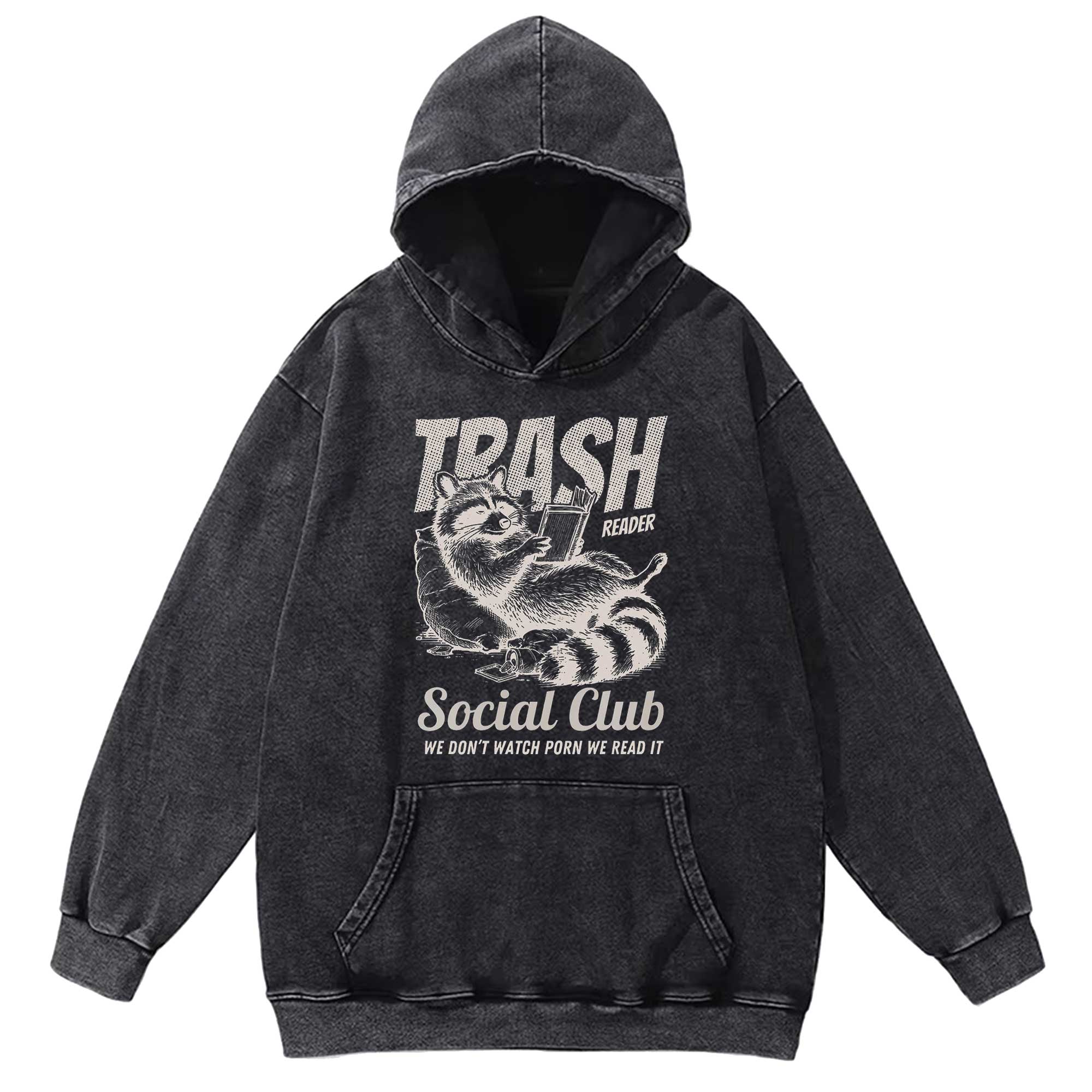 Call Me Antisocial Washed Hoodie