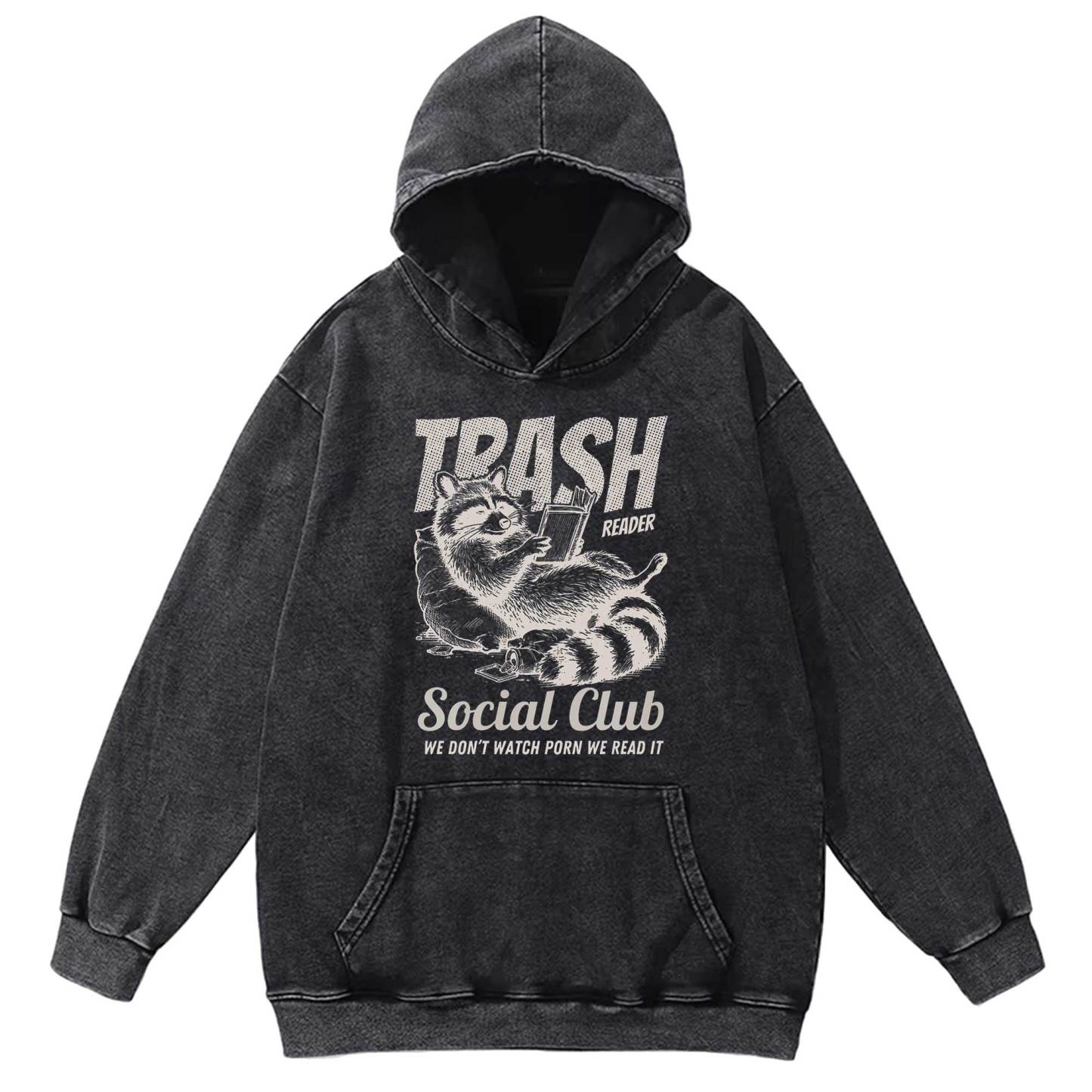 Call Me Antisocial Washed Hoodie