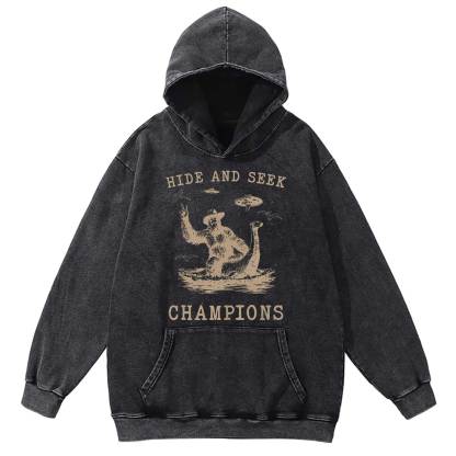 Hide & Seek Champion Washed Hoodie