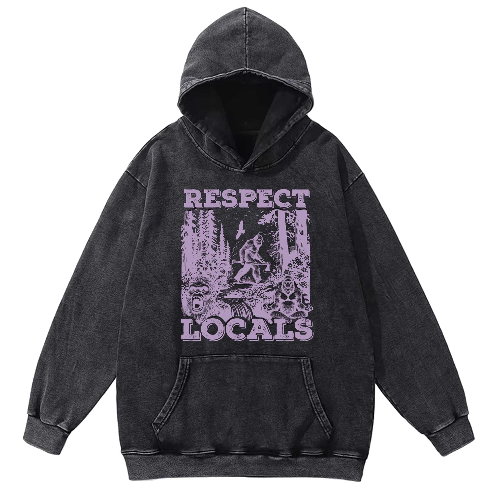 Respect Locals Washed Hoodie