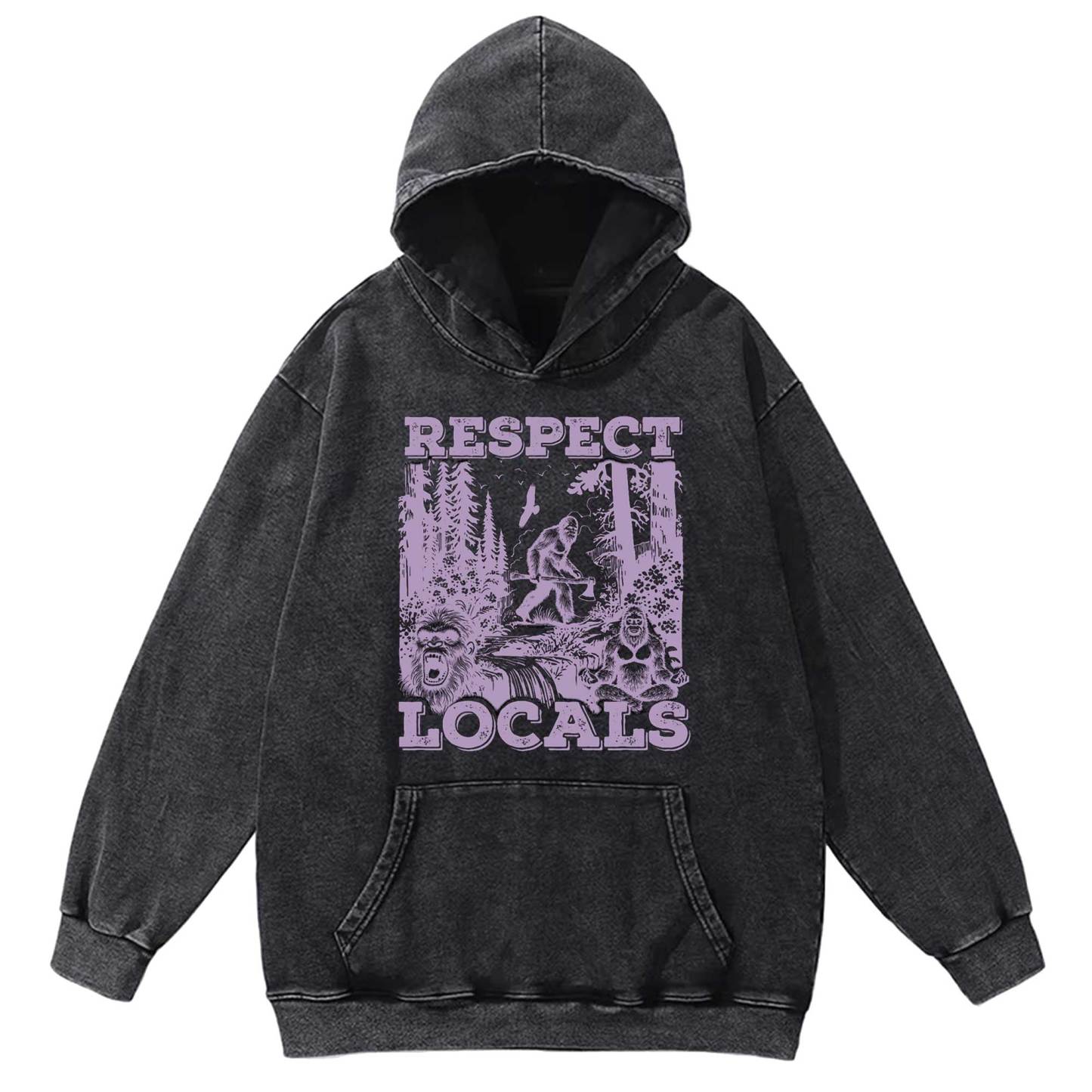 Respect Locals Washed Hoodie