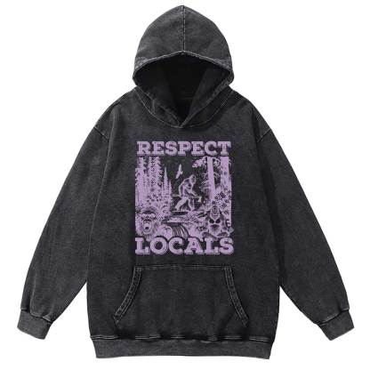 Respect Locals Washed Hoodie