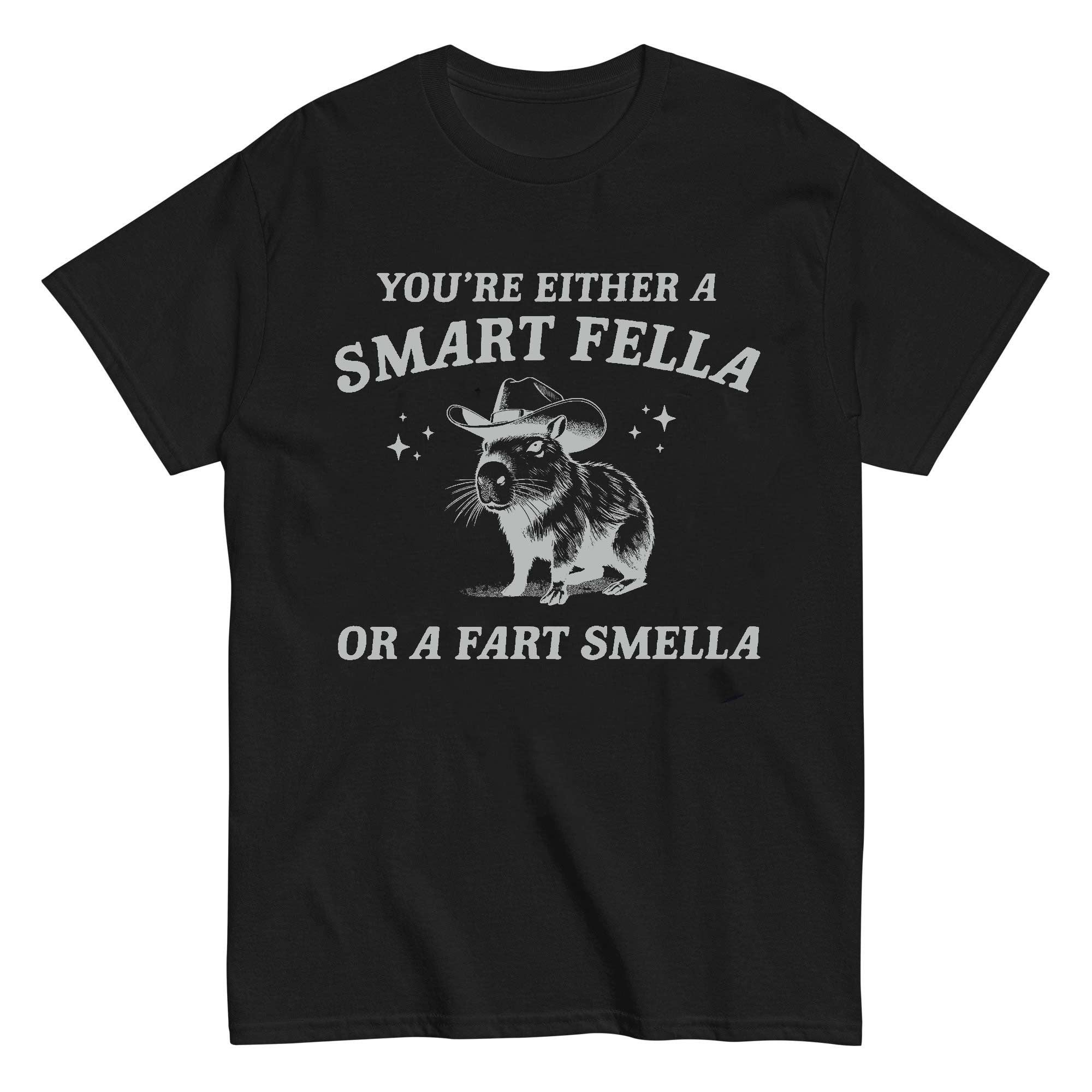 Smart Fella Or Fart Smella T-shirt