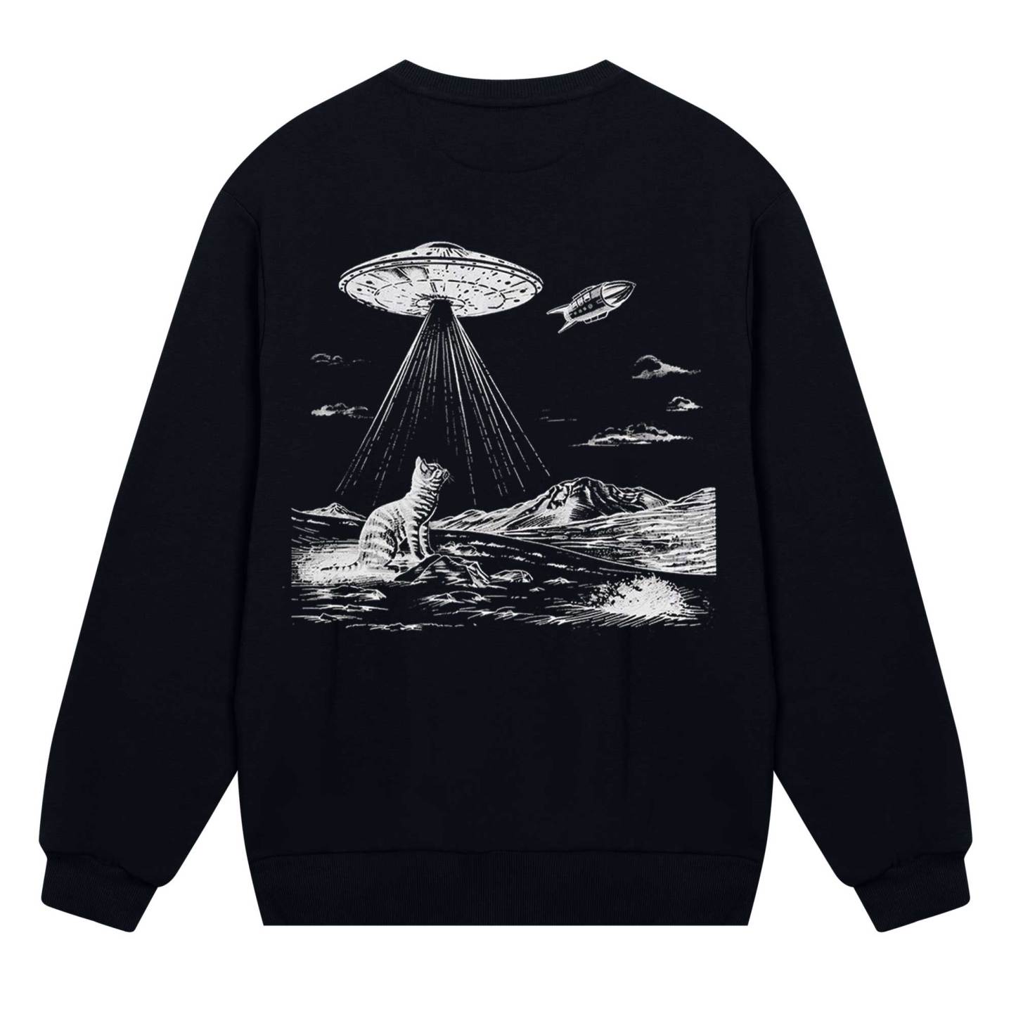 Ufo Cat Sweatshirt
