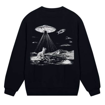 Ufo Cat Sweatshirt