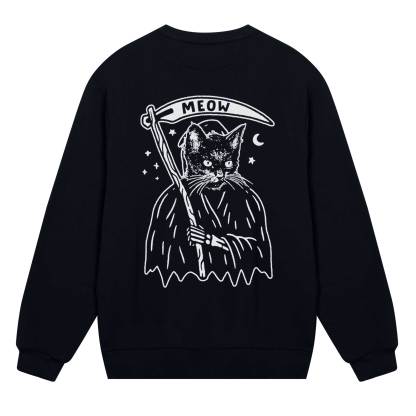 Death Meow Sweatshirt