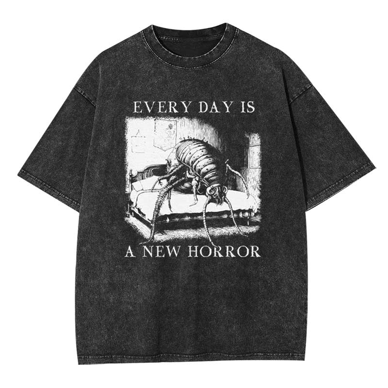 Every Day Is A New Horror Washed T-shirt