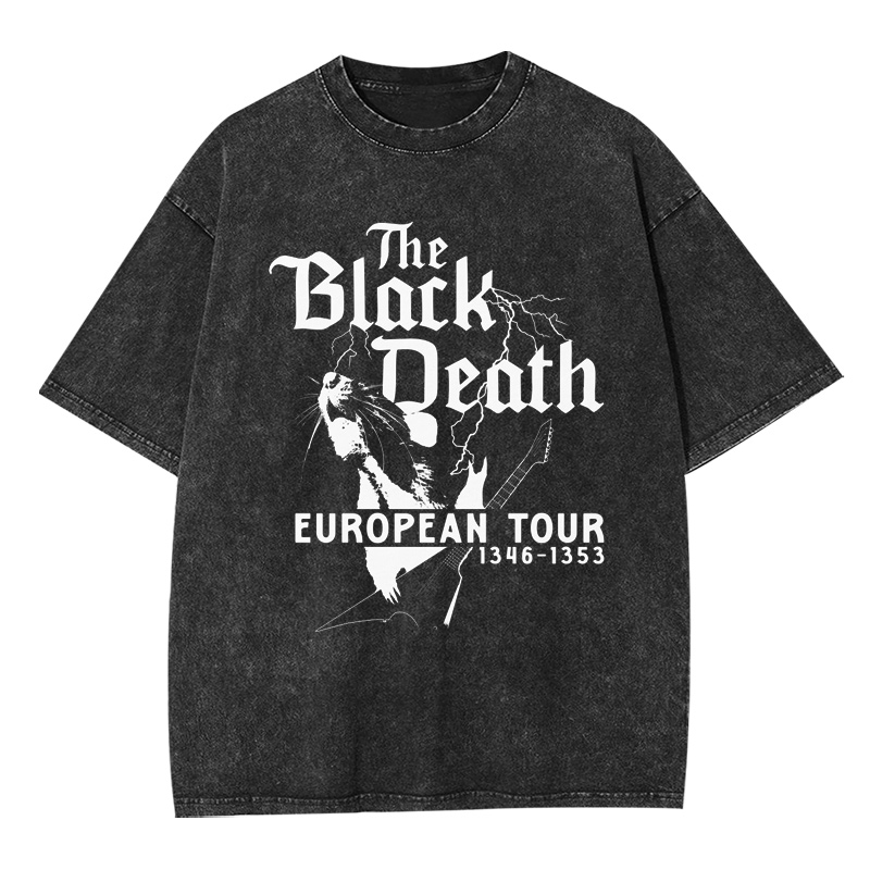 The Black Death Washed T-shirt