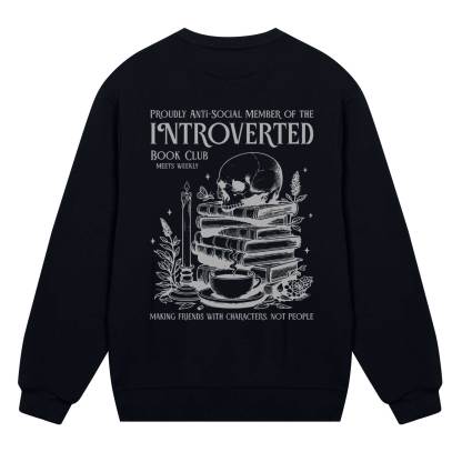 Introverted Book Club Sweatshirt