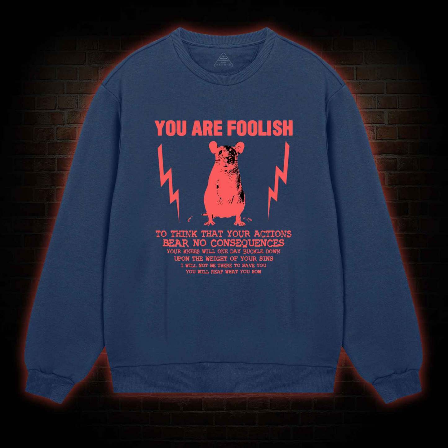 You Are Foolish Sweatshirt