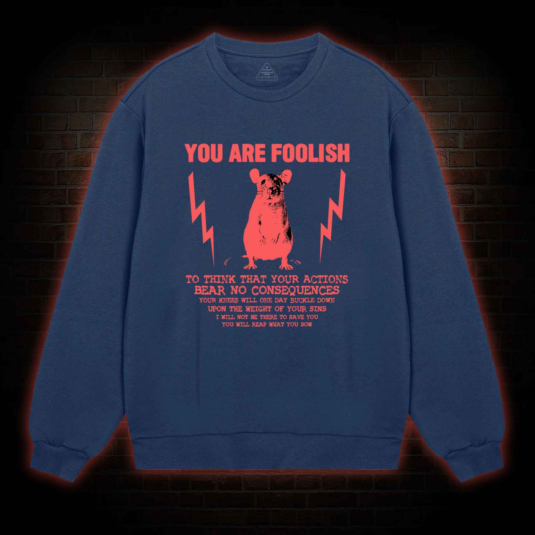 You Are Foolish Sweatshirt