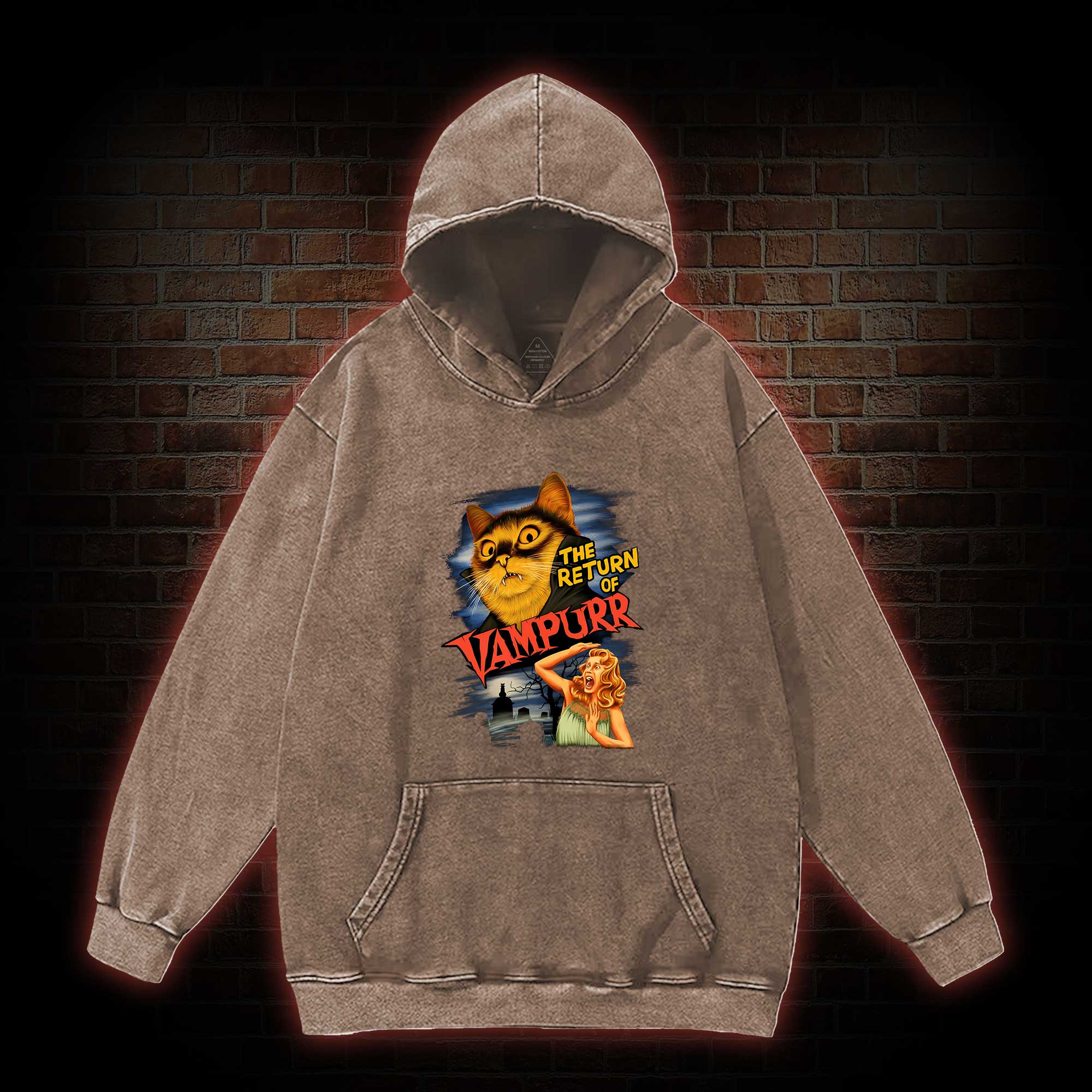 The Return Of Vampurr Washed Hoodie