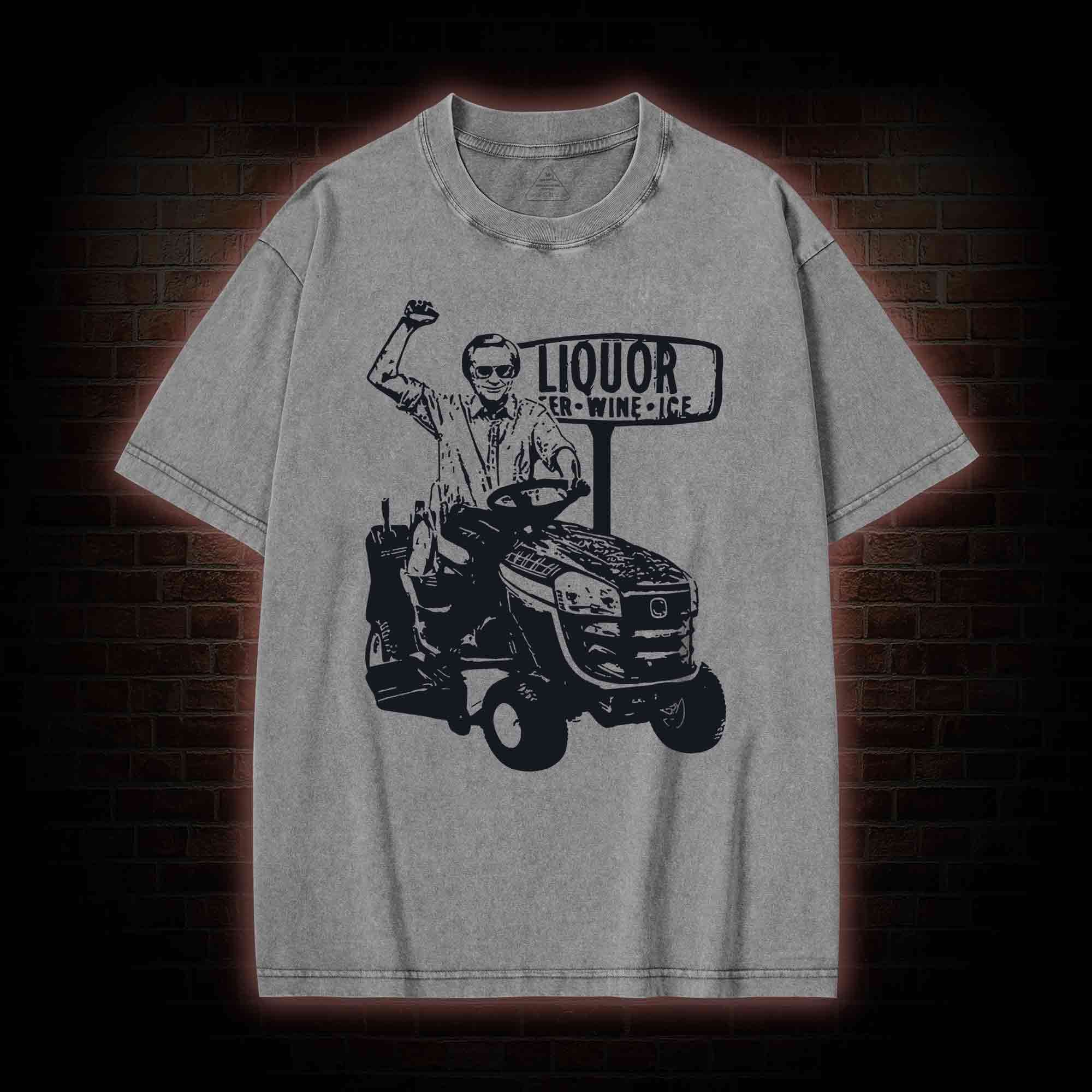George Jones Tractor Graphic Washed T-shirt
