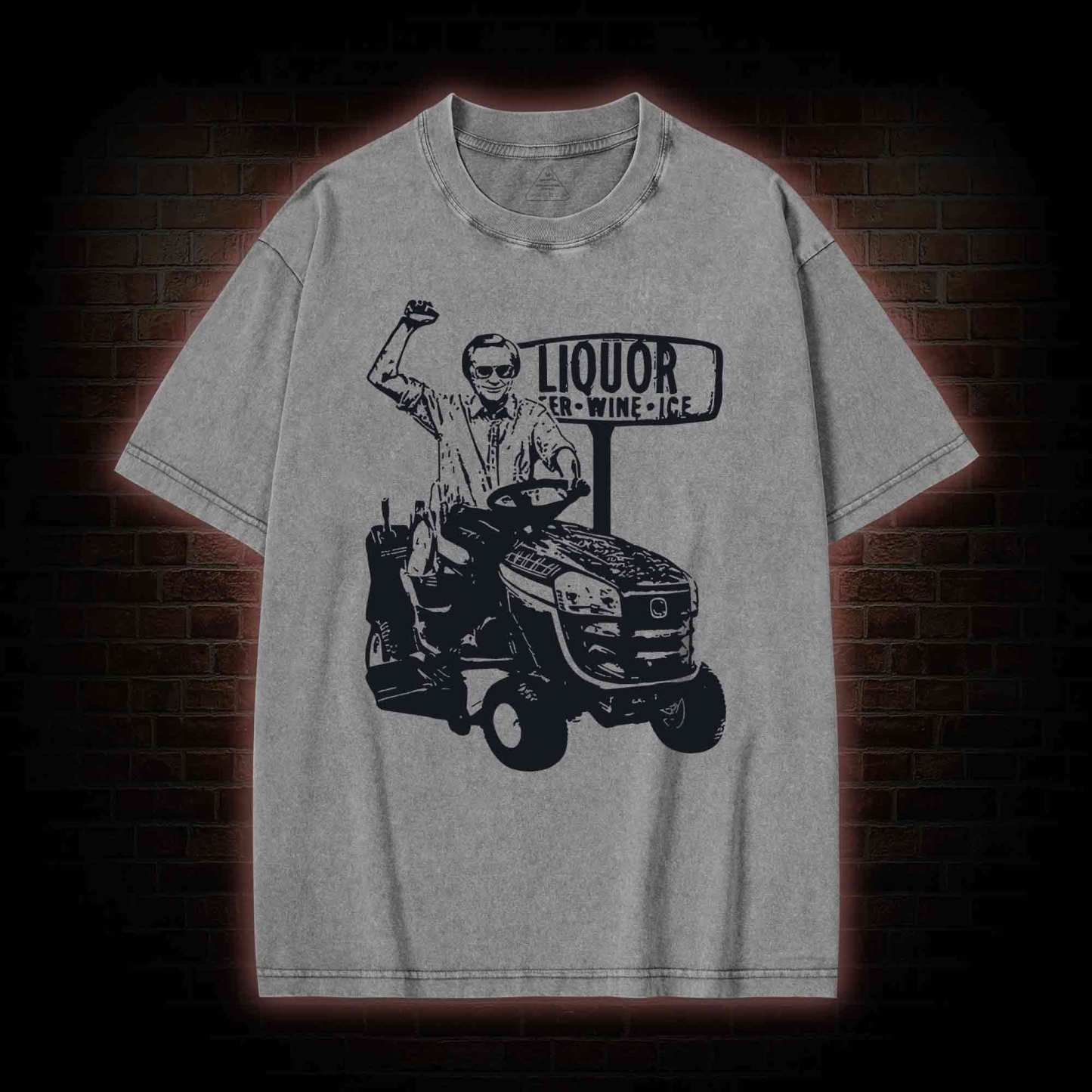 George Jones Tractor Graphic Washed T-shirt