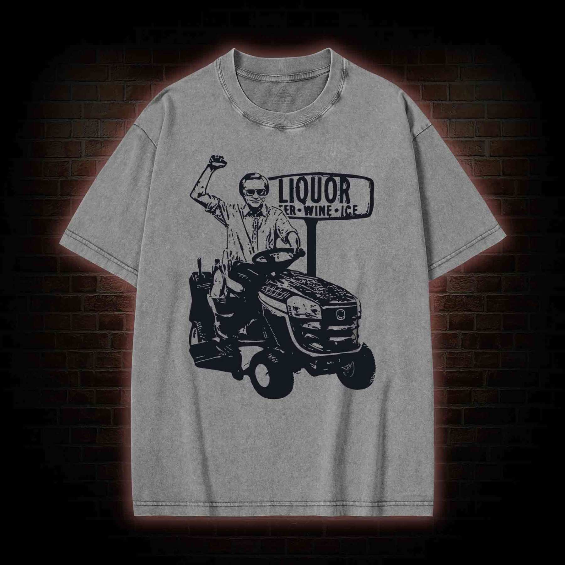 George Jones Tractor Graphic Washed T-shirt
